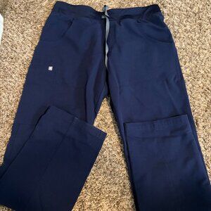 Figs Navy Scrub Pants Medium